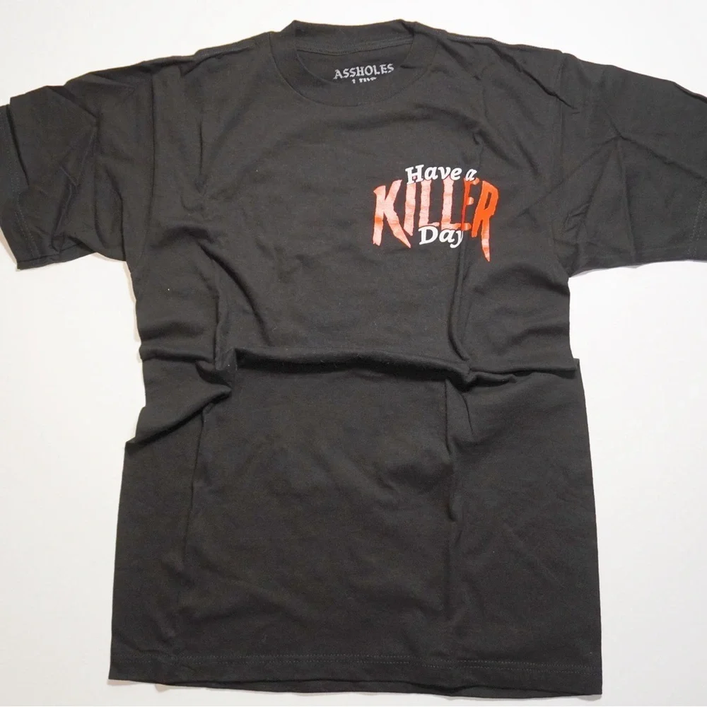 Graphic Tee with Horror movie characters